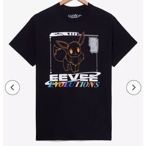 Pokémon Eevee Evolutions Tonal Portrait Shirt Size Medium New With Tags